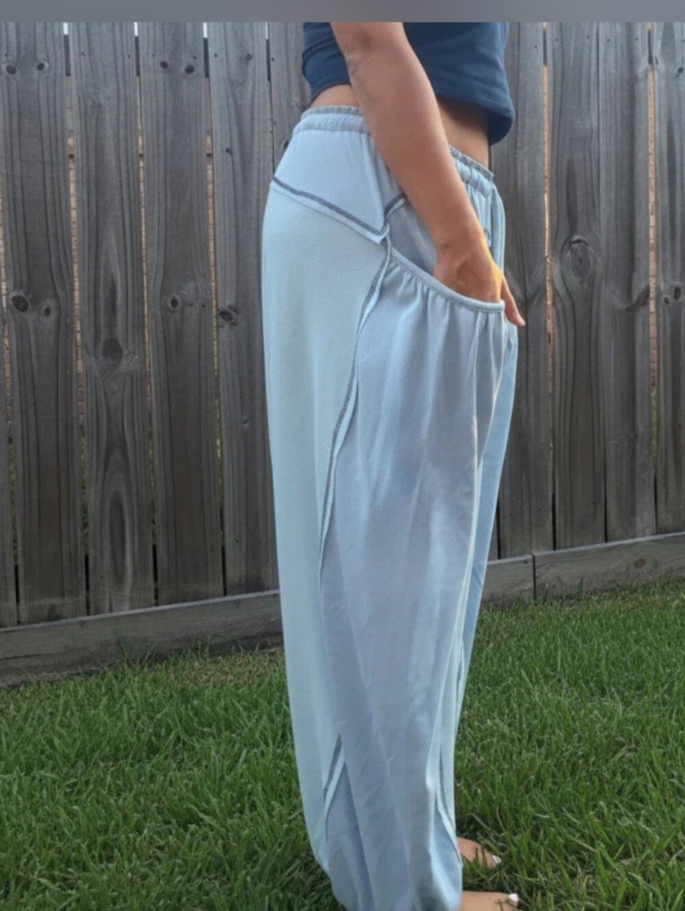 POL Sky Blue Joggers - Picture 2 of 9